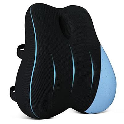 Trobo Seat Cushion, Non-Slip PU Leather Car Support Pillow for Driving Seat  with 2 Pocket Organizer, Memory Foam Comfort Chair Pad Protector for Lower  Back Pain Relief, for Long Trips, Home 