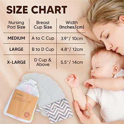 Keababies 14pk Organic Nursing Pads, Washable Breast Pads For Breastfeeding,  Reusable Nipple Pads, Breastfeeding Essentials : Target