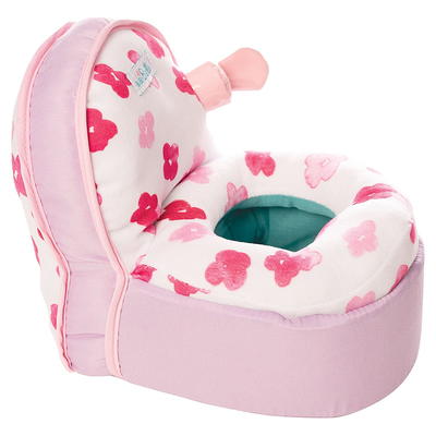 Nurturing Baby Doll, Baby Stella Blissful Blooms High Chair By Manhattan Toy