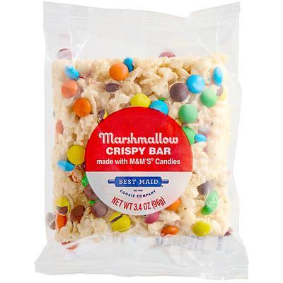 Best Maid Individually Wrapped Marshmallow Crispy Bar with M&M's