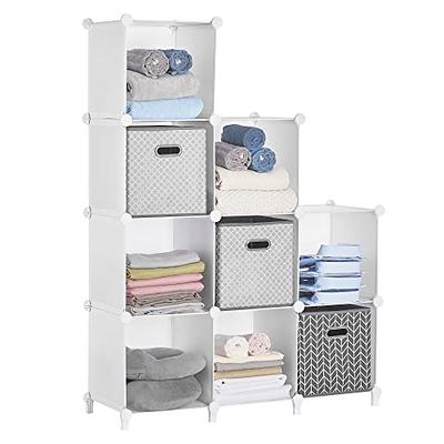 6-Cube Storage Organizer, Closet Organizer Storage Shelf Bookcase Bookshelf  with Metal Hammer, Storage Cubes Organizer Cabinet for Kids, Closet,  Bedroom, Bathroom, (11.8x11.8x11.8 inch) - Yahoo Shopping