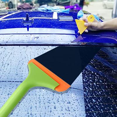 AYWFEY Window Squeegee + 3 Pcs Body Filler Spreaders 4/5/6 Inch