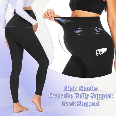 GROTEEN 3 Pack Plus Size Capri Leggings for Women-High Waisted Tummy Control  Str