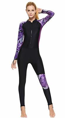 Yueta Wetsuit Mens Womens, 3MM Neoprene Full Body Diving Suit, Front Zip,  Keep Warm in Cold Water for Swimming, Surfing, Snorkeling, Kayaking