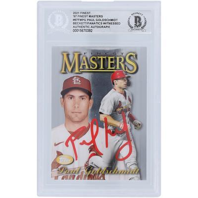 Paul Goldschmidt St. Louis Cardinals Fanatics Authentic Autographed  Baseball and Mahogany Baseball Display Case
