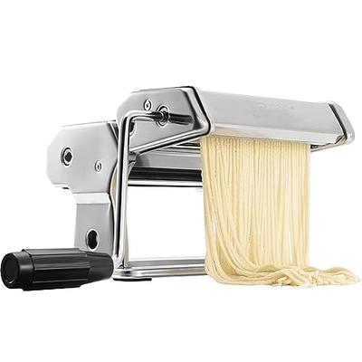 VEVOR Pasta Maker Machine, 9 Adjustable Thickness Settings Noodles Maker,  150 Stainless Steel Noodle Rollers and Cutter, Manual Hand Press, Pasta  Making Kitchen Tool Kit, Perfect for Spaghetti Lasagna - Yahoo Shopping