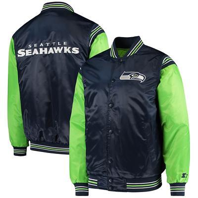 Varsity Navy/White College Seattle Seahawks Jacket