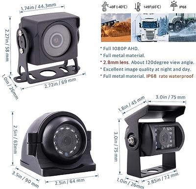 360 Degree Dash Cam 4 CHS Camera HD 1080P Car Rear Mirror Vehicle Security  DVR
