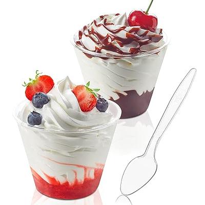 Small Glass Parfait Dessert Cup 5 Ounces 10 Count Box