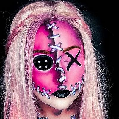 Pink Face Body Paint(30gm), Water Activated Face Painting Kit for Kids &  Adults Parties, SFX Makeup Painting Palette for Halloween Barbiecore Sugar