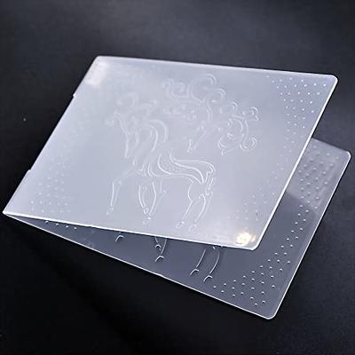 Lace Leaves Background Plastic Embossing Folders for card making