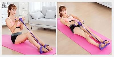 Fitness Tension Rope, Portable 6-Tube Pedal Ankle Puller Resistance Band