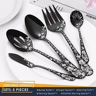 12 PC Cutlery Set Stainless Steel Eating Utensils Flatware Forks Spoons Knives