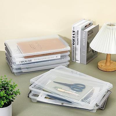 Portable Scrapbook Case for 12 in. x 12 in. Paper in Clear (5-Pack)