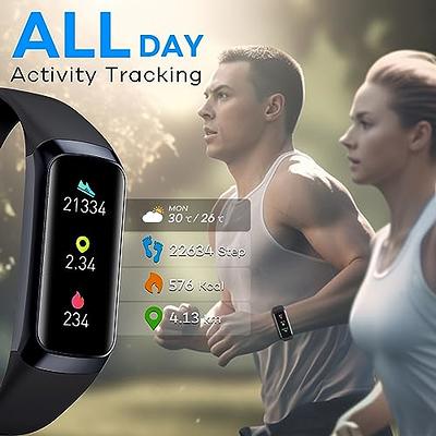 Mgaolo Fitness Tracker with Blood Oxygen SpO2 Blood Pressure Heart Rate  Sleep Monitor for Men Women,Waterproof Activity Tracker wi 