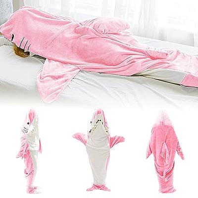 Kids Shark Blanket Tail Cosy Snuggle sleeping Throw For Boys & Girls Xmas  Gifts