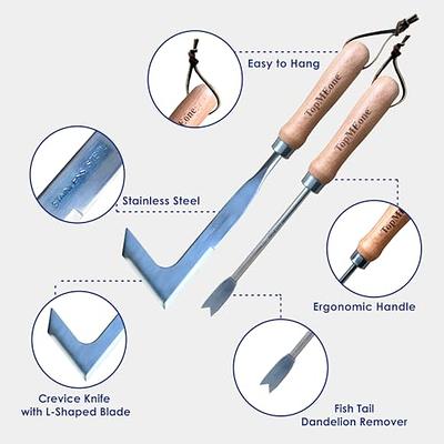 Crevice Weeder Tool L Shaped Hand Weeder Garden Tools For Weeding