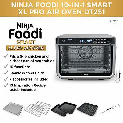  Ninja Foodi 9-in-1 Digital Oven Air Fry, Air Roast/ Broil,  Bake, Bagel, Toast, Dehydrate, Keep Warm, and Reheat - Stainless Steel :  Home & Kitchen