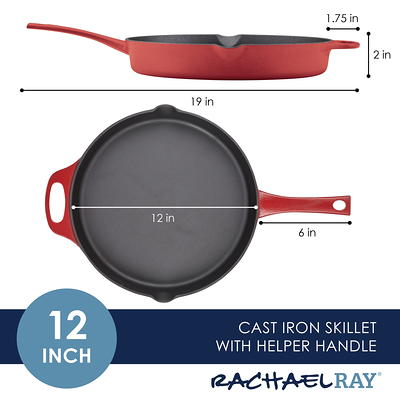  Rachael Ray Create Delicious Deep Hard Anodized Nonstick Frying  Pan Set / Fry Pan Set / Hard Anodized Skillet Set - 9.5 Inch and 11.75  Inch, Gray: Home & Kitchen