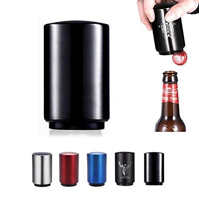 Beer Bottle Opener (Stainless): Automatic Bottle Opener, No Damage to Bottle  Cap, Spring Loaded Bottle Openers