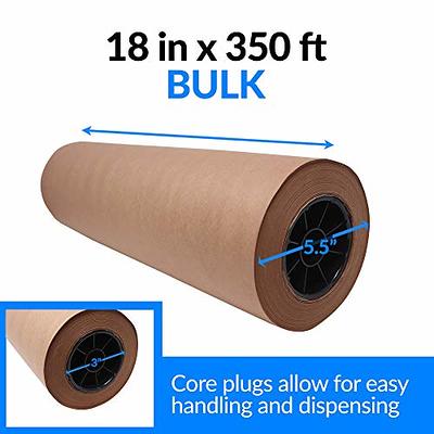 Made in USA | Bulk Value 18 in X 350 Ft (4200 In) White Butcher Paper Roll  | Fo