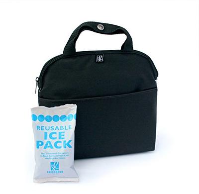 JL Childress Breastmilk Cooler Bag - Ice Pack Included - Insulated & Leak  Proof Newborn Bottle Bag - Fits 1-2 Bottles - Bottle Bag for Daycare 