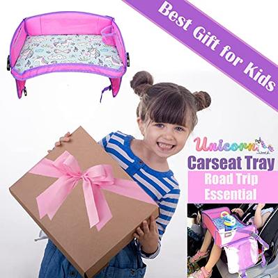 Blissful Diary Travel Tray For Kids Car Seat, Toddler Road Trip