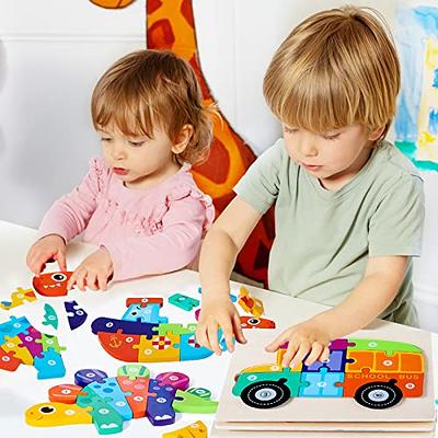 Montessori Mama Ultimate Toddler Puzzles Gift Pack | Montessori Toys for 1  Year Old and Up | Toddler Learning Toys and Wooden Puzzles for Toddlers 1-3