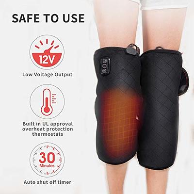 Vibration Knee Massager 2 In 1 Heating Knee Warmers Wrap 5 Level
