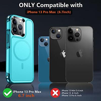 [3 Pcs] Camera Lens Protector Compatible with iPhone 13 Pro Max 6.7 inch & iPhone 13 Pro 6.1 inch, Aluminum Alloy Edge Tempered Glass [Installation