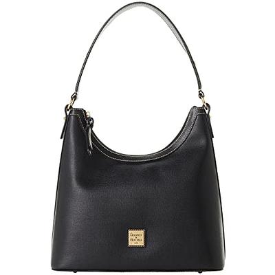 Dooney & Bourke Saffiano Small Leather Crossbody Bag - Black