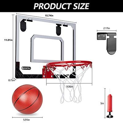 Majik Buzzer Beater Over The Door Hanging Mini Basketball Hoop for Indoor  Play