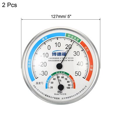 Thermometer and Hygrometer - Ideal Greenhouse Thermometer and Humidity  Meter To Monitor Maximum and Minimum Temperatures and Humidity Easily Wall