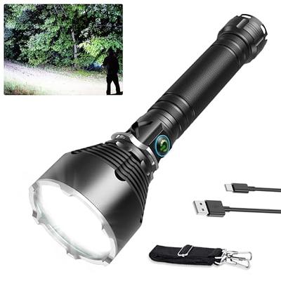 Led Brightest Flashlights High Lumens Rechargeable, 250000 Lumens Super  Bright Flashlight High Powered Flashlights, Waterproof Flash Light with  Cases for Emergency Camping (2PCS) - Yahoo Shopping