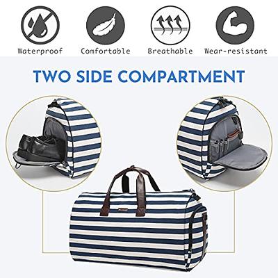 BUG Garment Bags, Convertible Garment Bag with Shoulder Strap, Shoes  Compartment, Carry on Travel Suit Bags, 2 in 1 Garment Duffle Bag for Men  Women