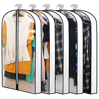 Garment Bags For Hanging Clothes, Clear Suit Bags For Closet