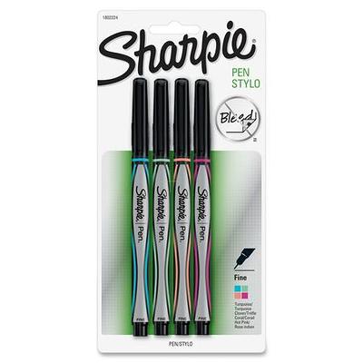 Sharpie Felt Marker Pen Metal Barrel 0.4m Fine Tip Black : Target