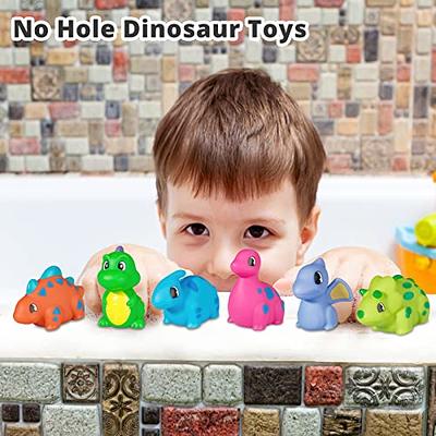  No Hole Dinosaur Bath Toys for Kids Ages 1-3,10 PCS