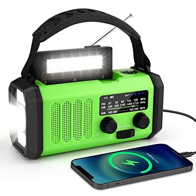 4 n 1 Emergency Dynamo AM/FM Radio, LED Flashlight, Siren Device