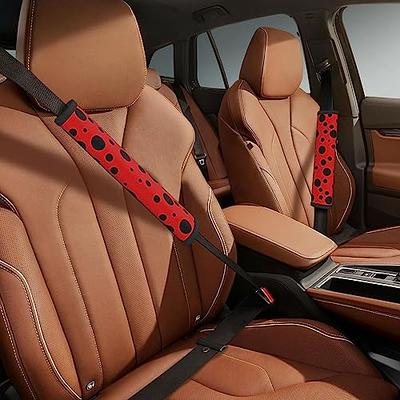 Ladybug Black Spots Car Seat Belt Cover Pad Universal Car
