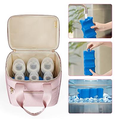 Fasrom Wearable Breast Pump Case Bundle with Breast Milk Cooler Travel with  Ice Pack Fits 6 Tall Baby Bottle Up to 9 Ounce - Yahoo Shopping