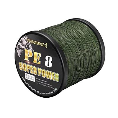 GPCPROLINE Braided Fishing Line PE 4 8 - Abrasion Resistant - Fade