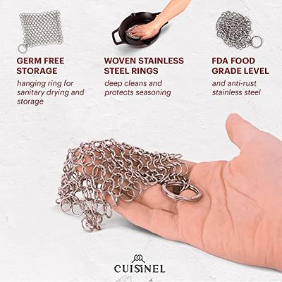 Kitchen Cleaner Chainmail Scrubber Aluminum Butted Chain Mail Kitchen  Cleaner