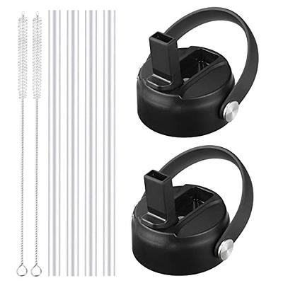 Straw Lid for Hydroflask 12 16 18 20 32 40 oz Wide Mouth,Replacement Straw  Cap for Hydroflask,Top Sport Bottle Accessories, Black