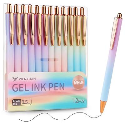 Temiary 12 Pcs Cute Erasable Gel Pens, Make Mistakes Disappear, Blue and  Black Ink Pens Easy to Erase, Smooth Ink No Smudge No Bleed for Note  Taking