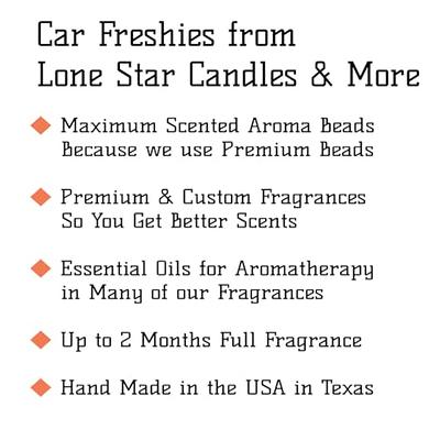 Mahogany Teakwood, Lone Star Candles & More's Premium Strongly Scented  Freshies, A Popular Masculine Fragrance Blend, Car & Air Freshener, USA  Made in Texas, Christmas Tree 1-Pack - Yahoo Shopping