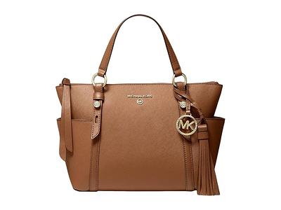 Buy Michael Kors Sullivan Large Saffiano Leather Top-Zip Tote Bag, Brown  Color Women