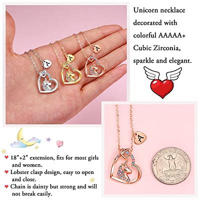 Hidepoo 6 Year Old Girl Gifts - Unicorn Gifts for Girls Age 6-8 Unciron  Necklace for