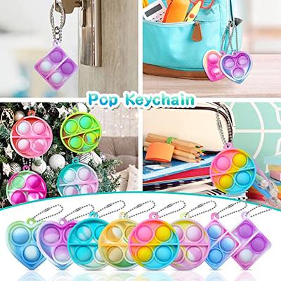 ONKULL® Pop Fidget Keychain It Mini Fidget Toys Bulk 30 Pack Party