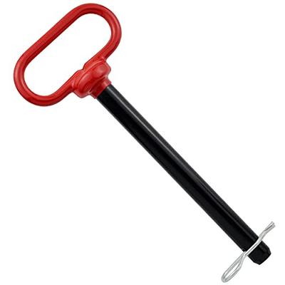 Jamiikury Trailer Hitch Pin, 3/8 x 4 Inch Tractor Hitch Pin with R